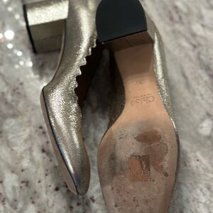 Chloe Metallic Gold Women's Shoes